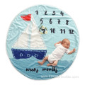 Newborn Baby Photo Props Memory Monthly Milestone Blanket